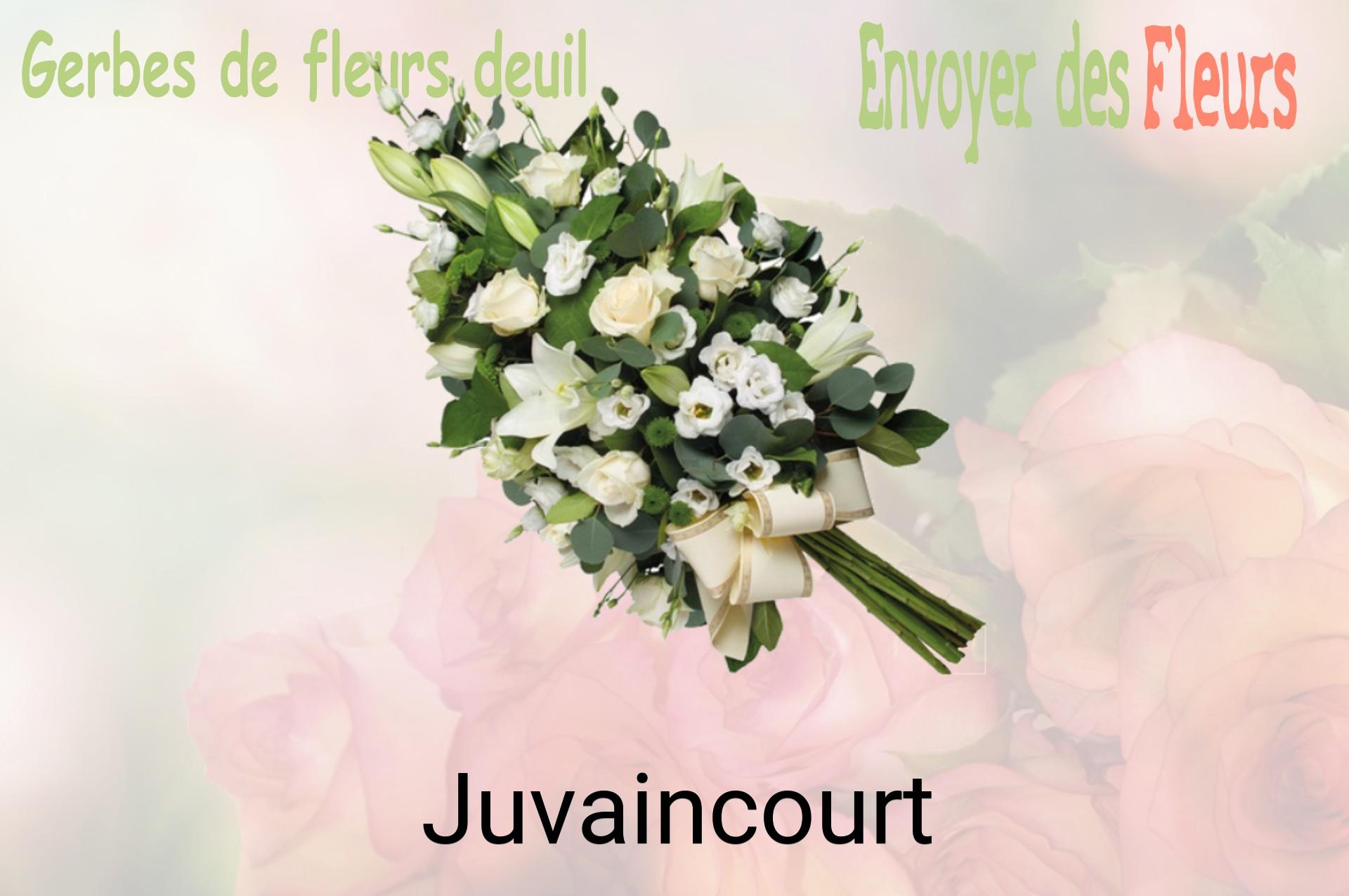 Gerbe de fleurs de deuil livrée à Juvaincourt